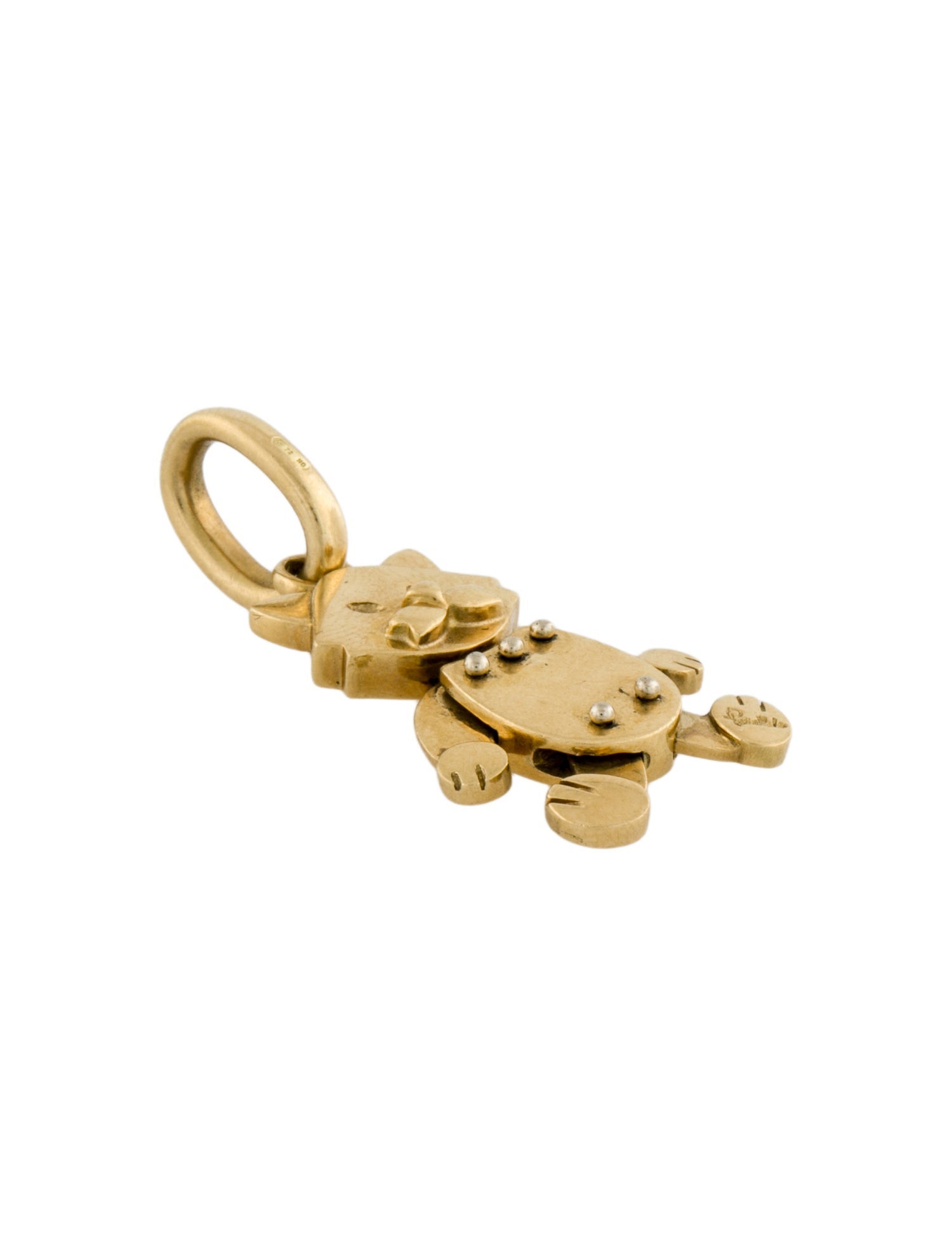 Pomellato 18K Orsetto Cat Pendant