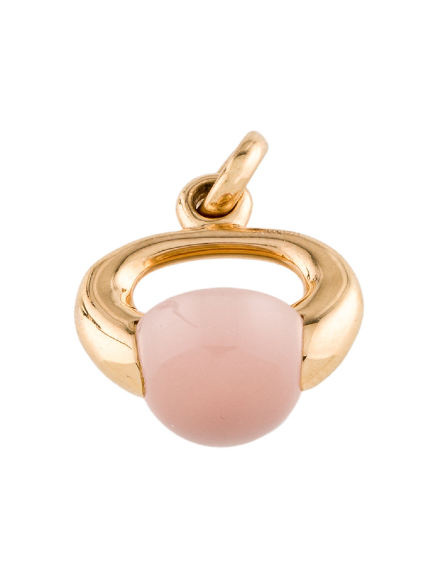 Pomellato 18K Rose Quartz Luna Pendant