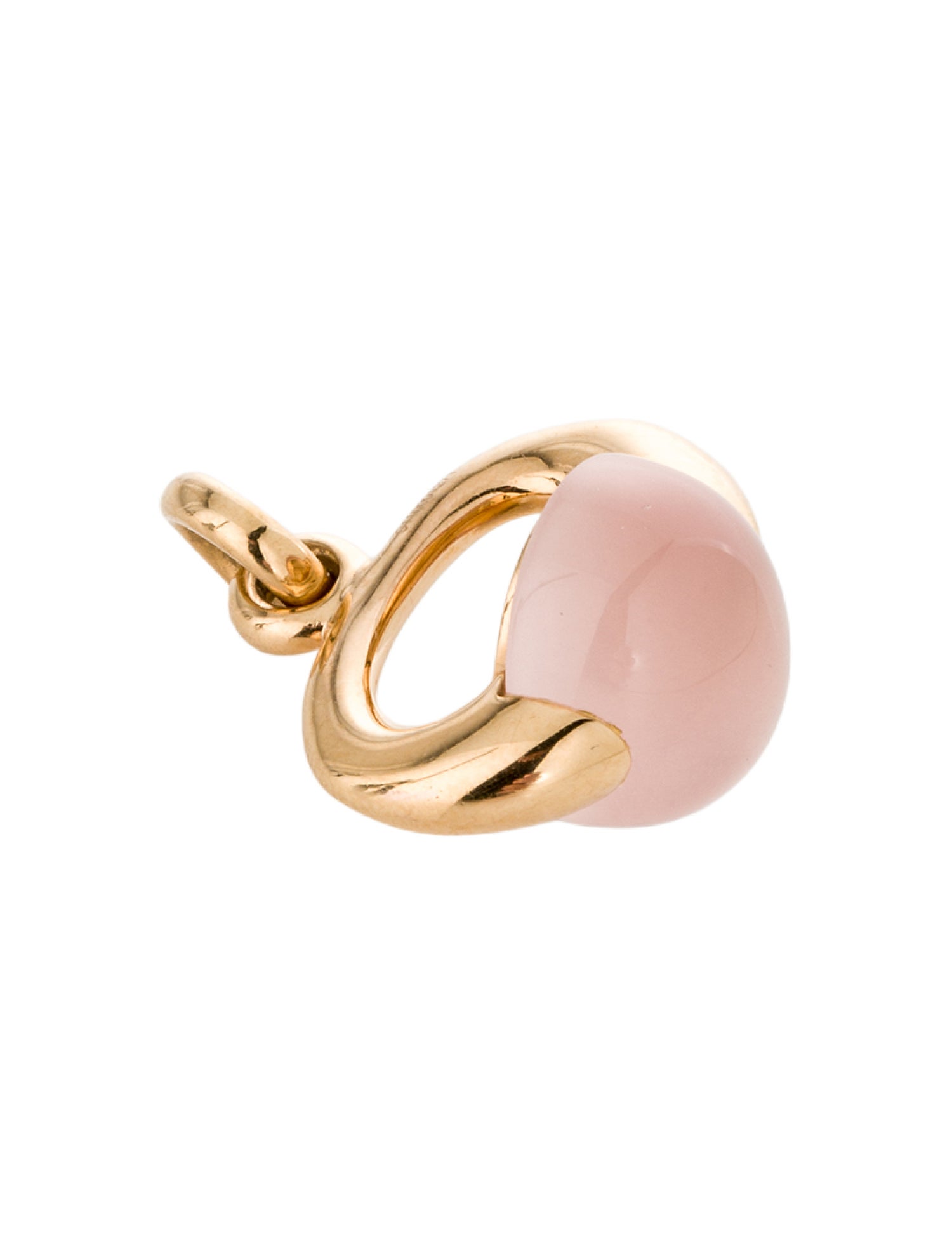 Pomellato 18K Rose Quartz Luna Pendant