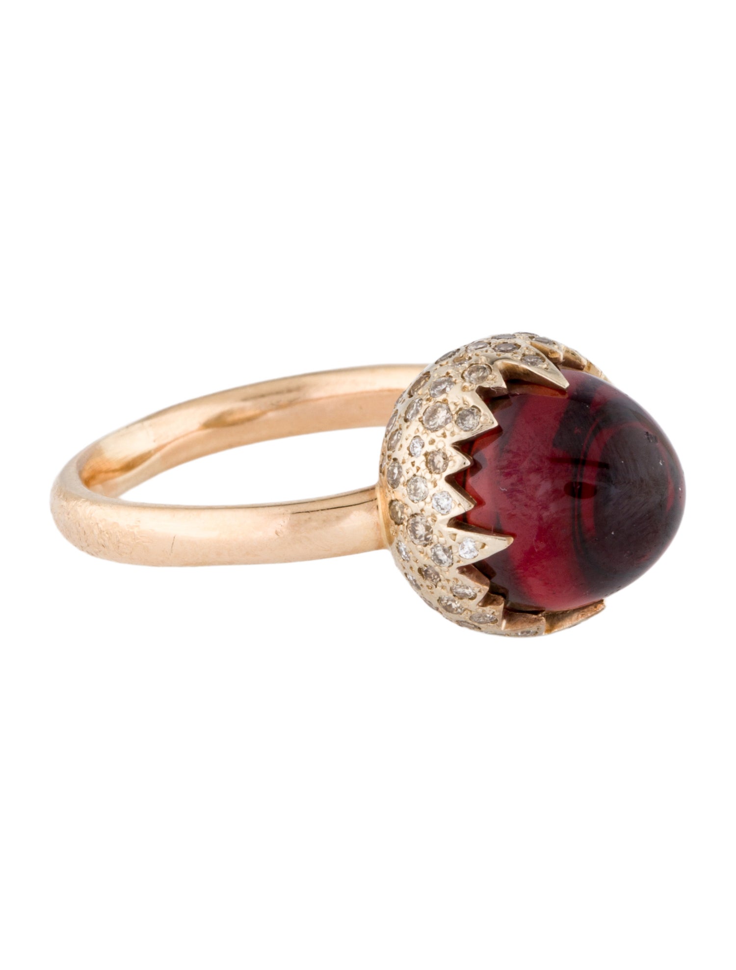 Pomellato 18K Garnet & Diamond Chimera Ring