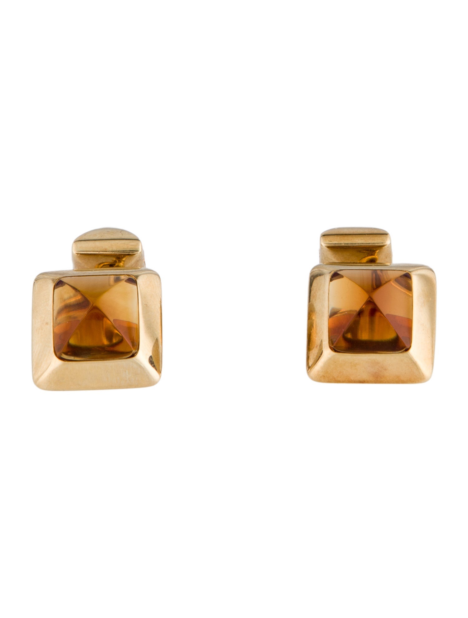Pomellato 18K Citrine Cufflinks