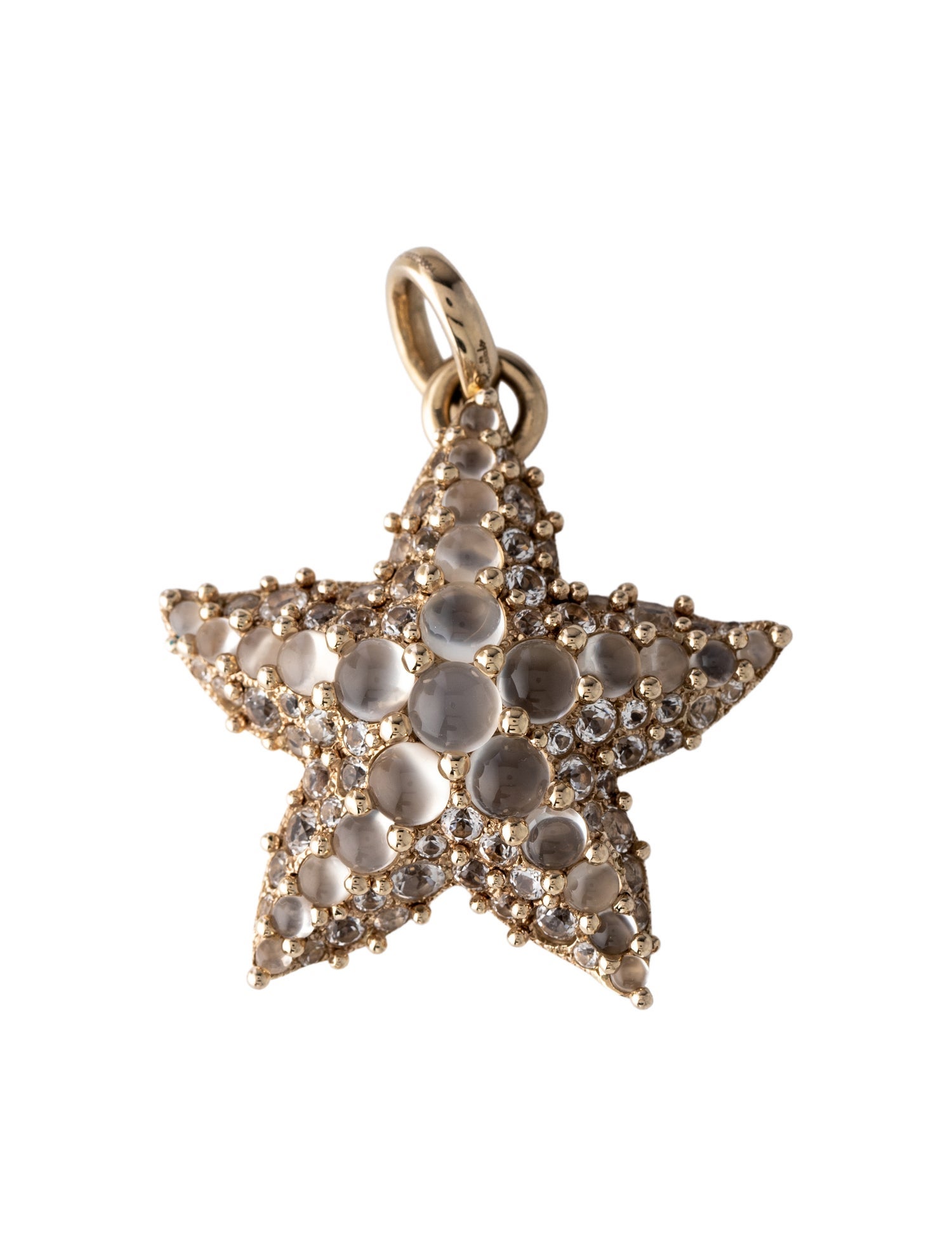 Pomellato 18K Cat's Eye Moonstone & Topaz Sirene Starfish Pendant