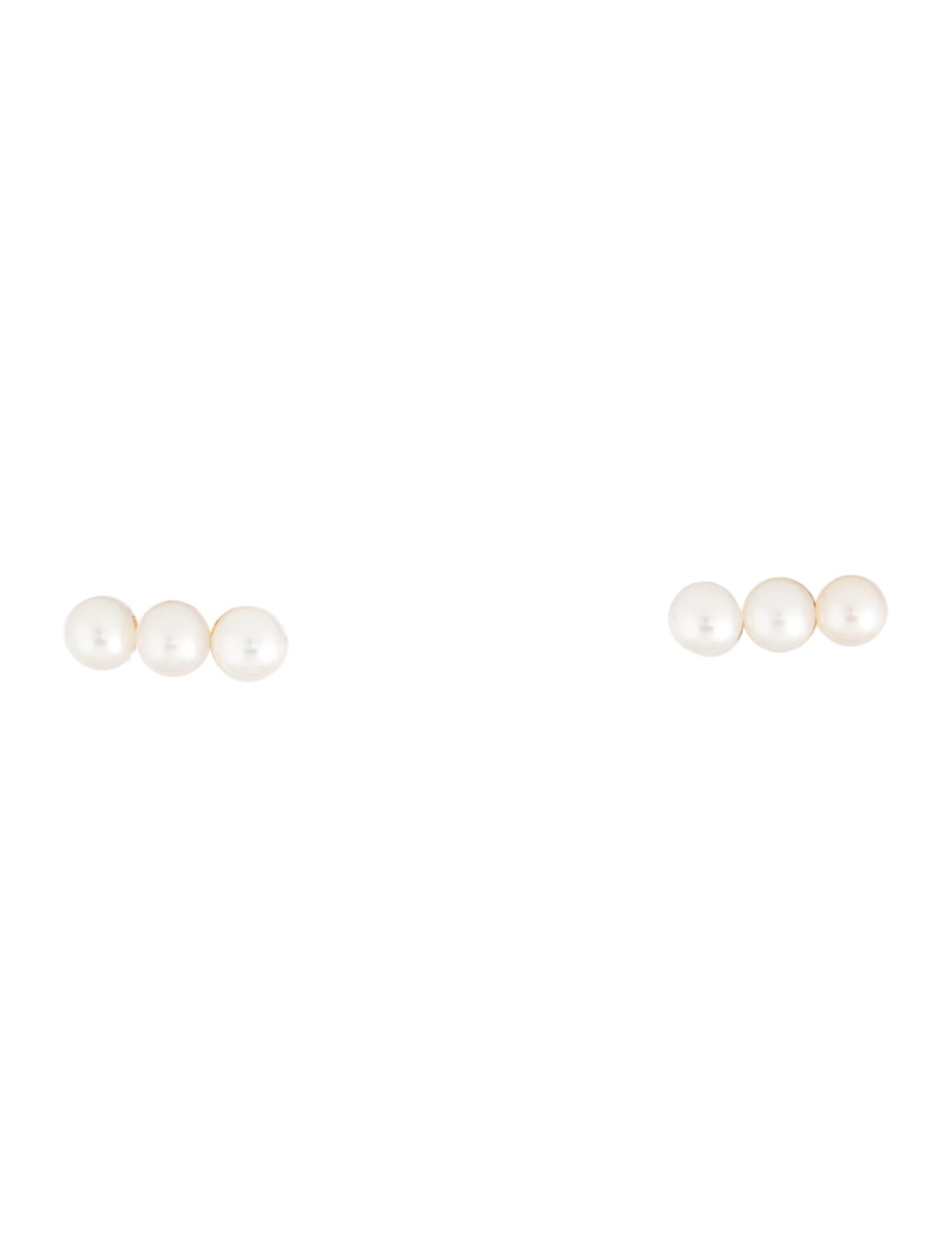 Poppy Finch 14K Pearl Stud Earrings