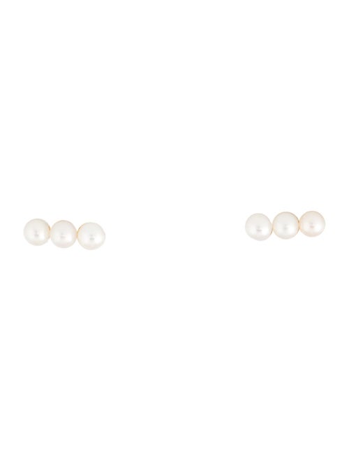 Poppy Finch 14K Pearl Stud Earrings