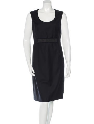 Ports 1961 Sleeveless Wool Dress