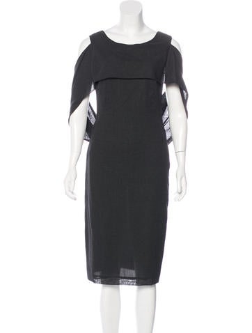 Ports 1961 Draped Wool Dress