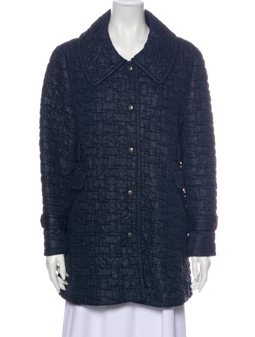 Ports 1961 Printed Coat Blue
