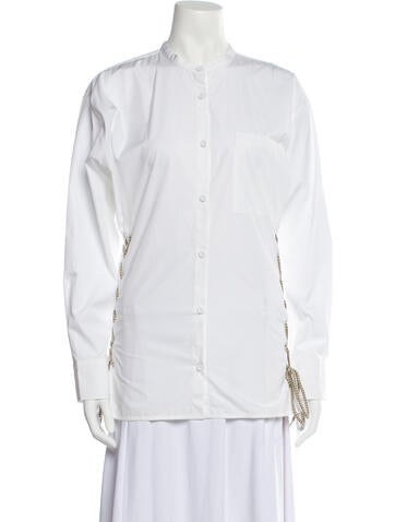 Ports 1961 Tops Long Sleeve Button-Up Top XL