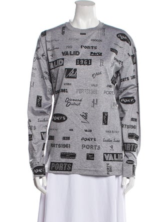 Ports 1961 Graphic Print Crew Neck Sweatshirt
