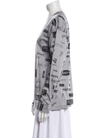 Ports 1961 Graphic Print Crew Neck Sweatshirt