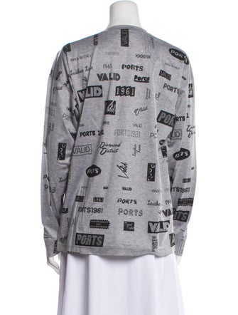 Ports 1961 Graphic Print Crew Neck Sweatshirt