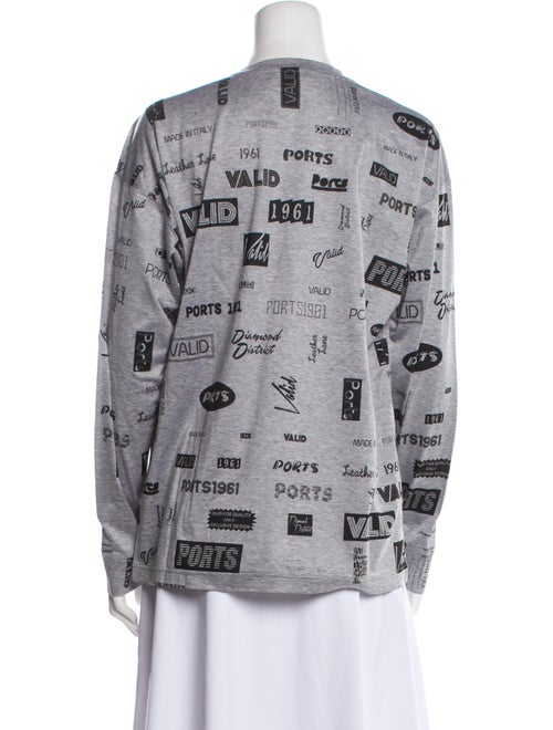 Ports 1961 Graphic Print Crew Neck Sweatshirt