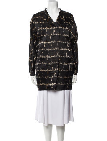 Ports 1961 Jackets Silk Printed Evening Jacket US 2 | XS