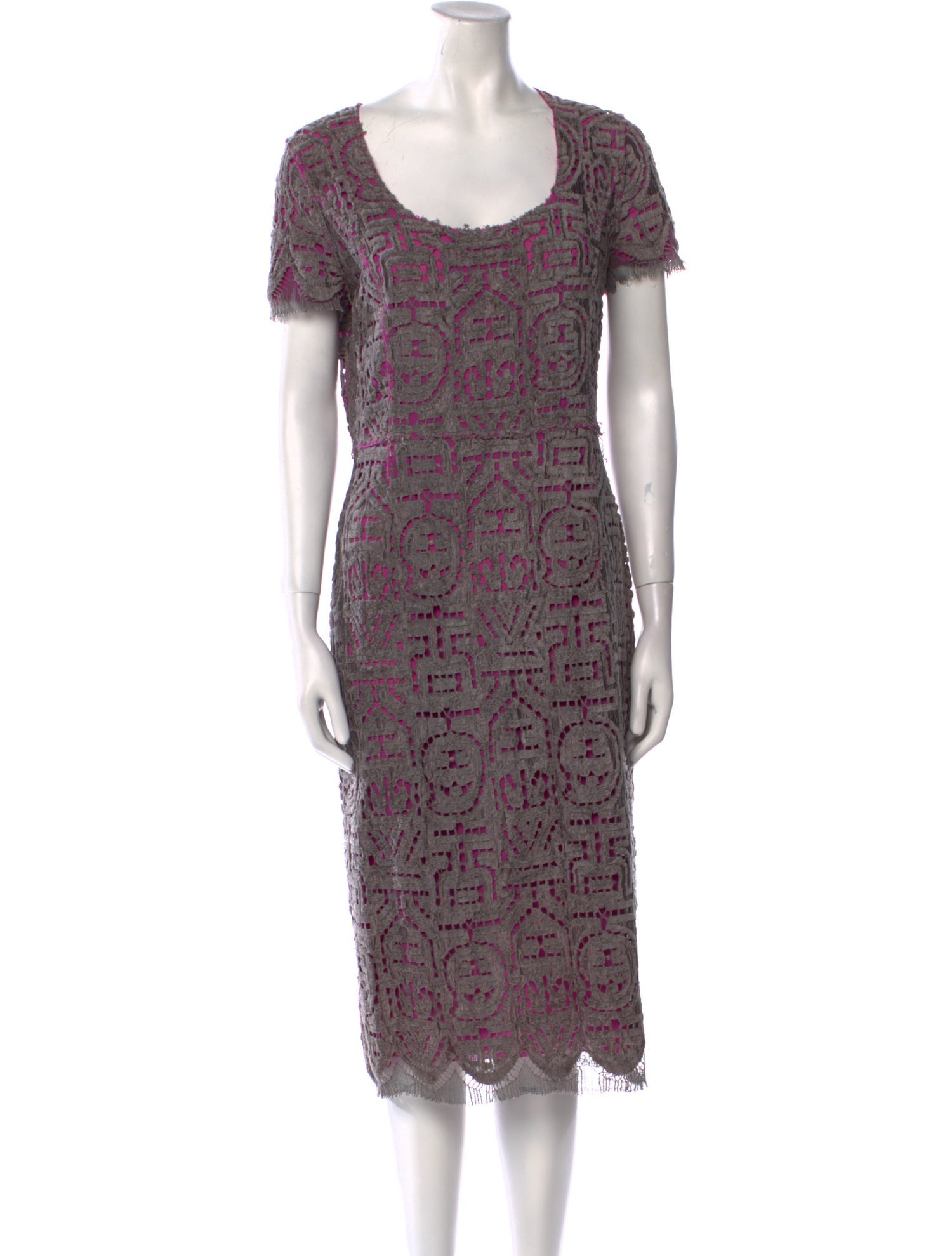 Ports 1961 Printed Midi Length Dress