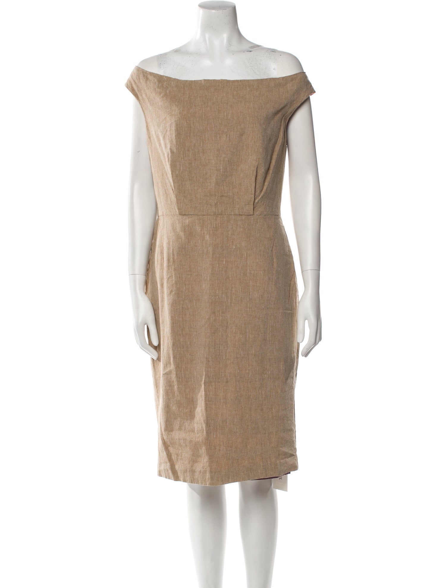 Ports 1961 Bateau Neckline Knee-Length Dress