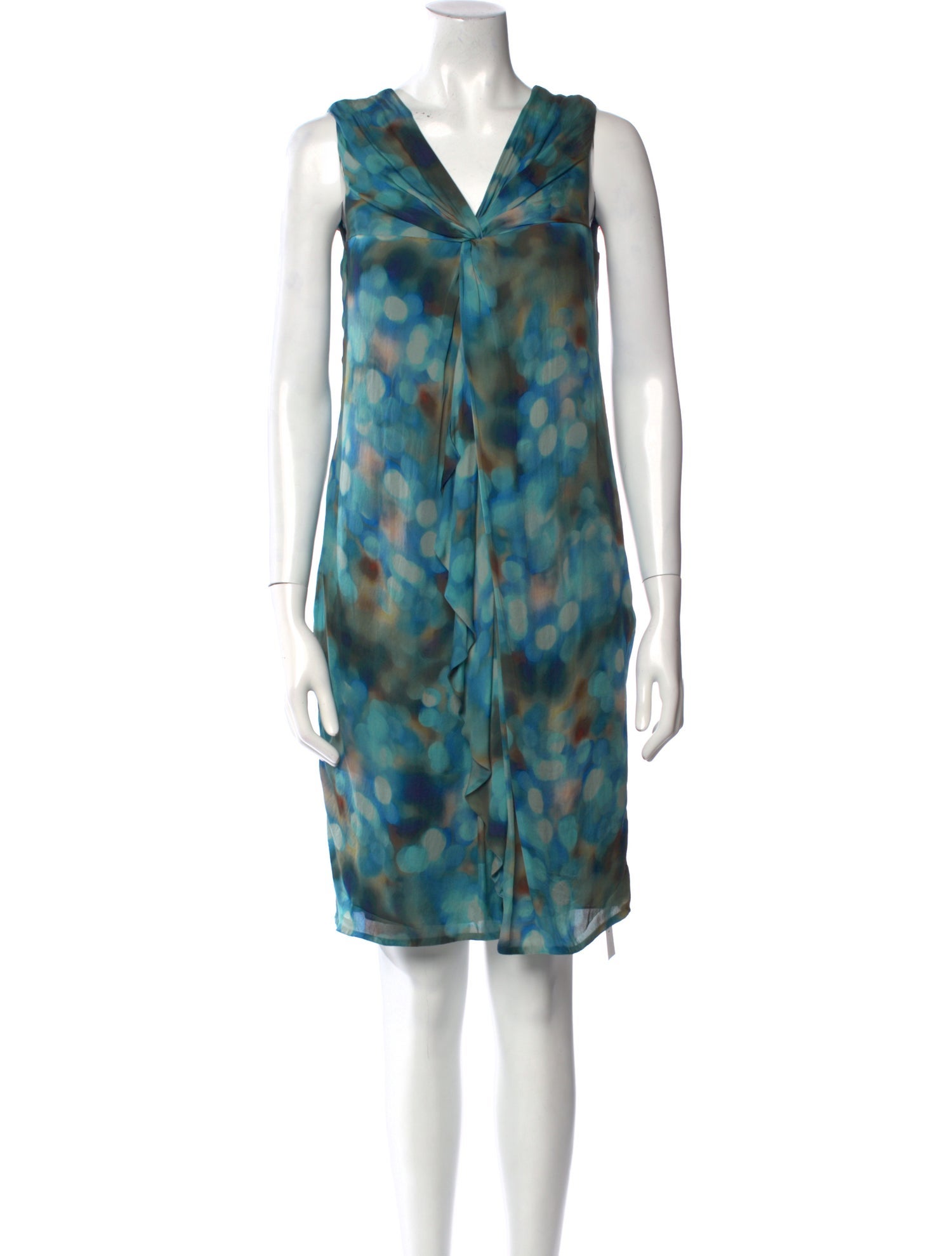 Ports 1961 Linen Knee-Length Dress