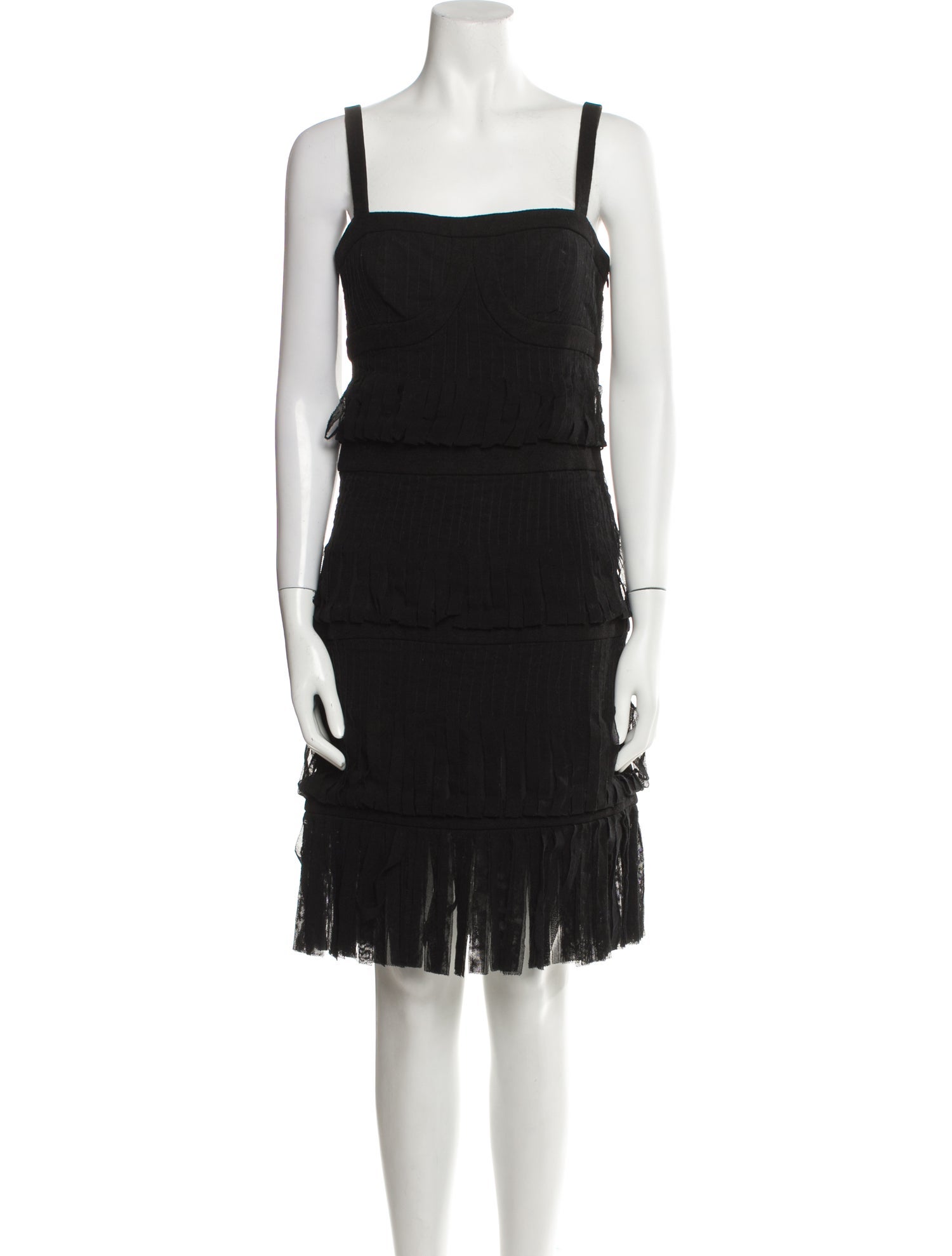 Ports 1961 Square Neckline Mini Dress