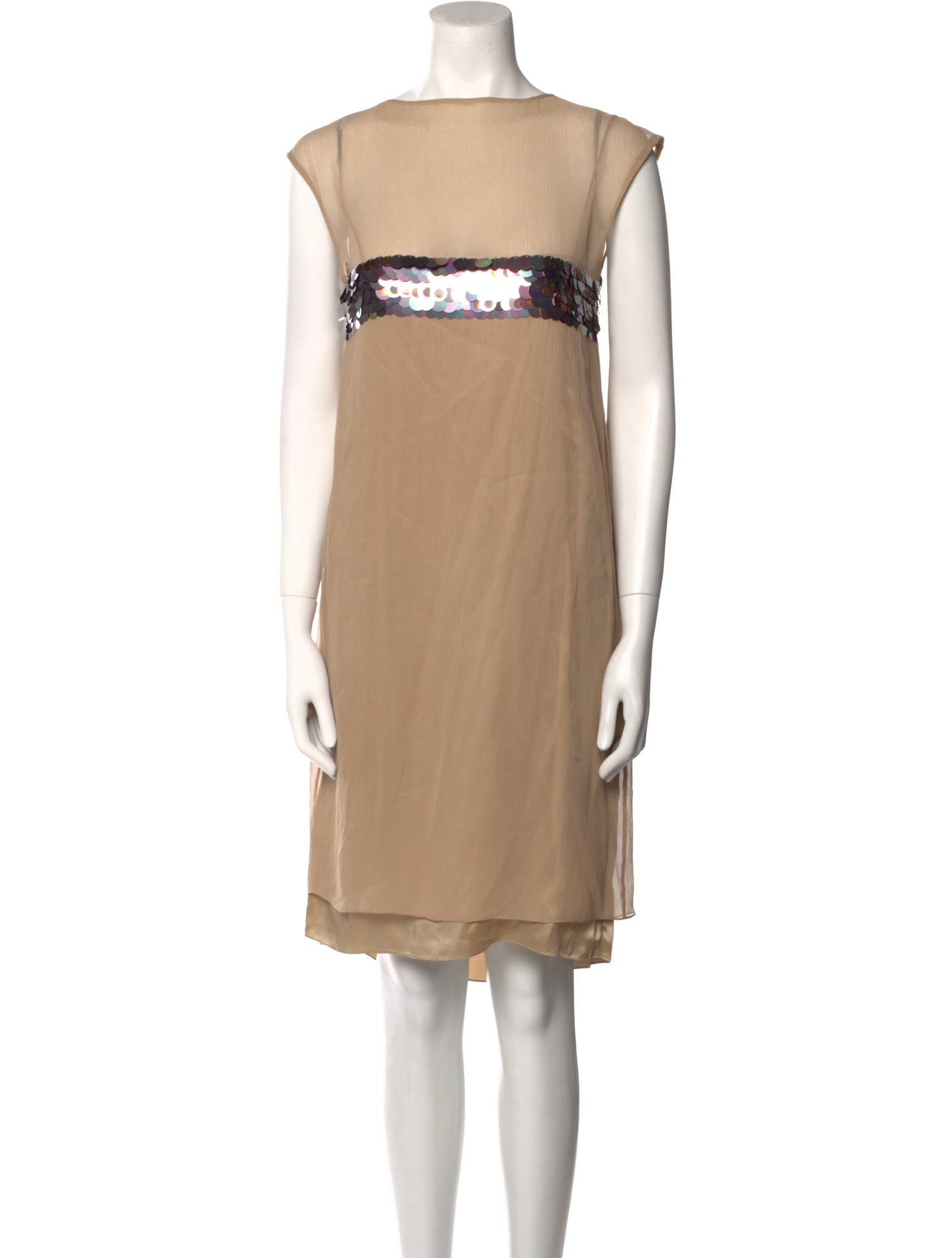 Ports 1961 Silk Knee-Length Dress