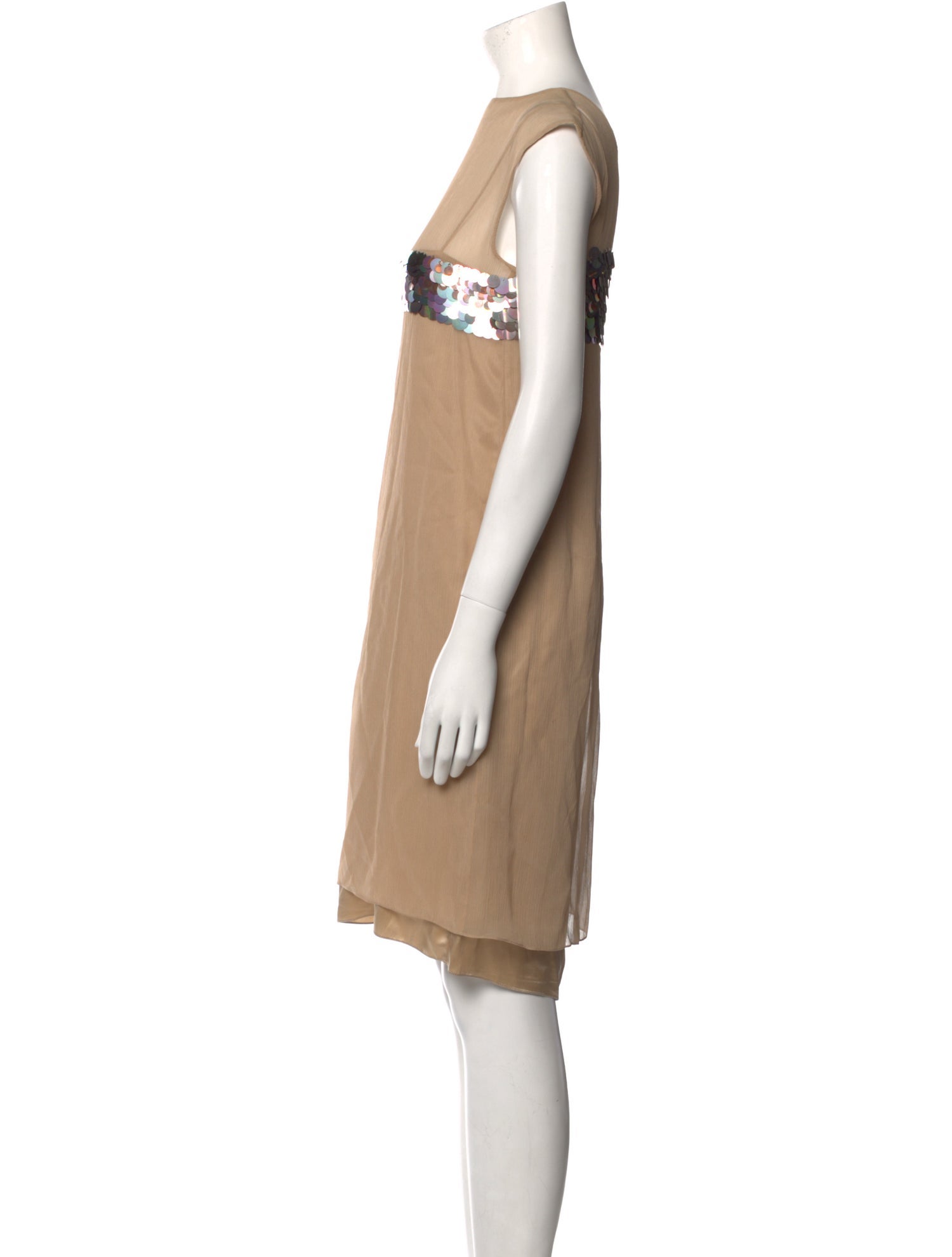 Ports 1961 Silk Knee-Length Dress
