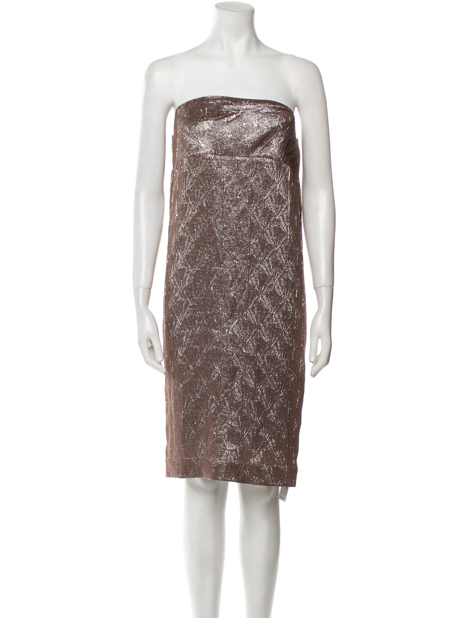 Ports 1961 Strapless Mini Dress