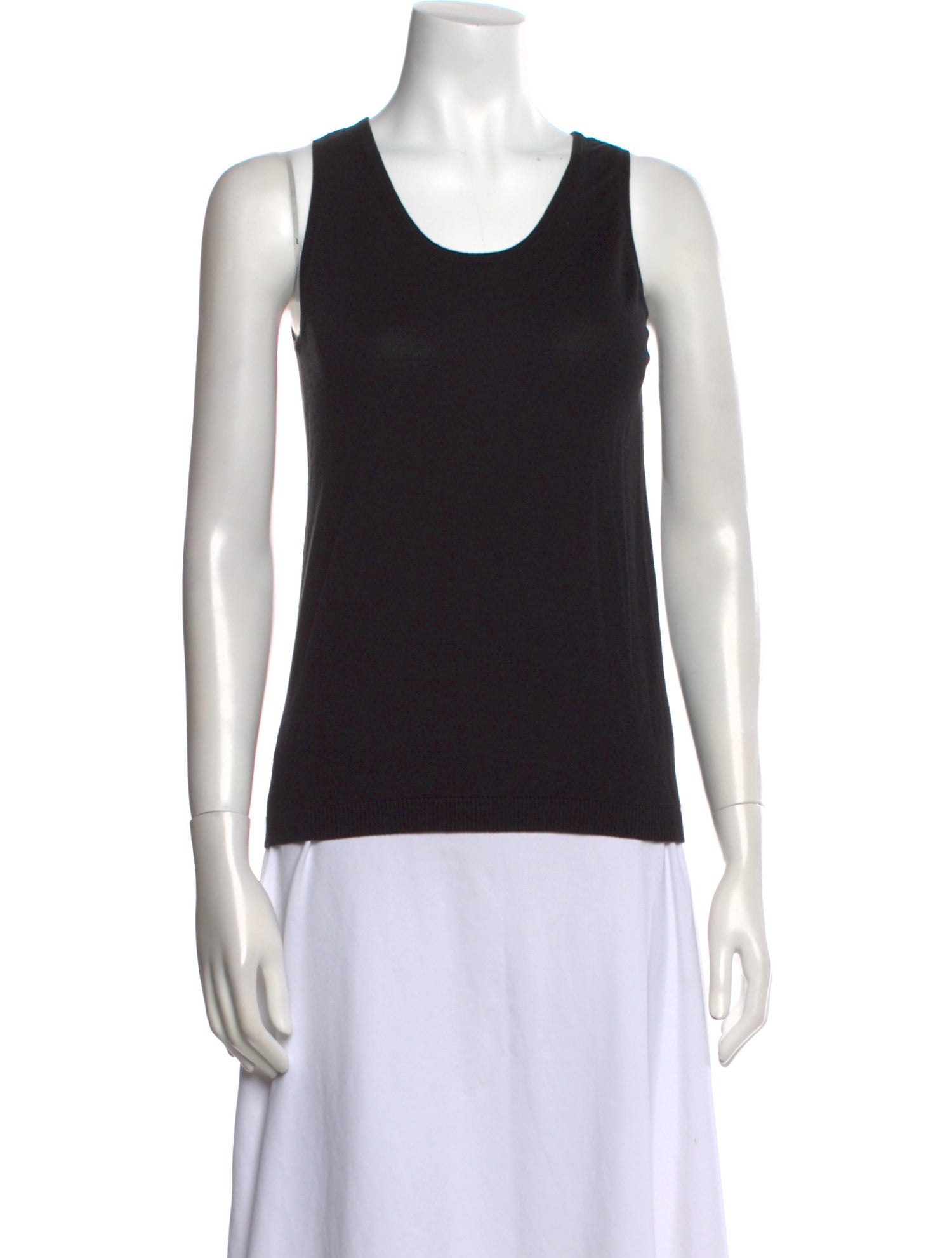 Ports 1961 Silk Scoop Neck Top