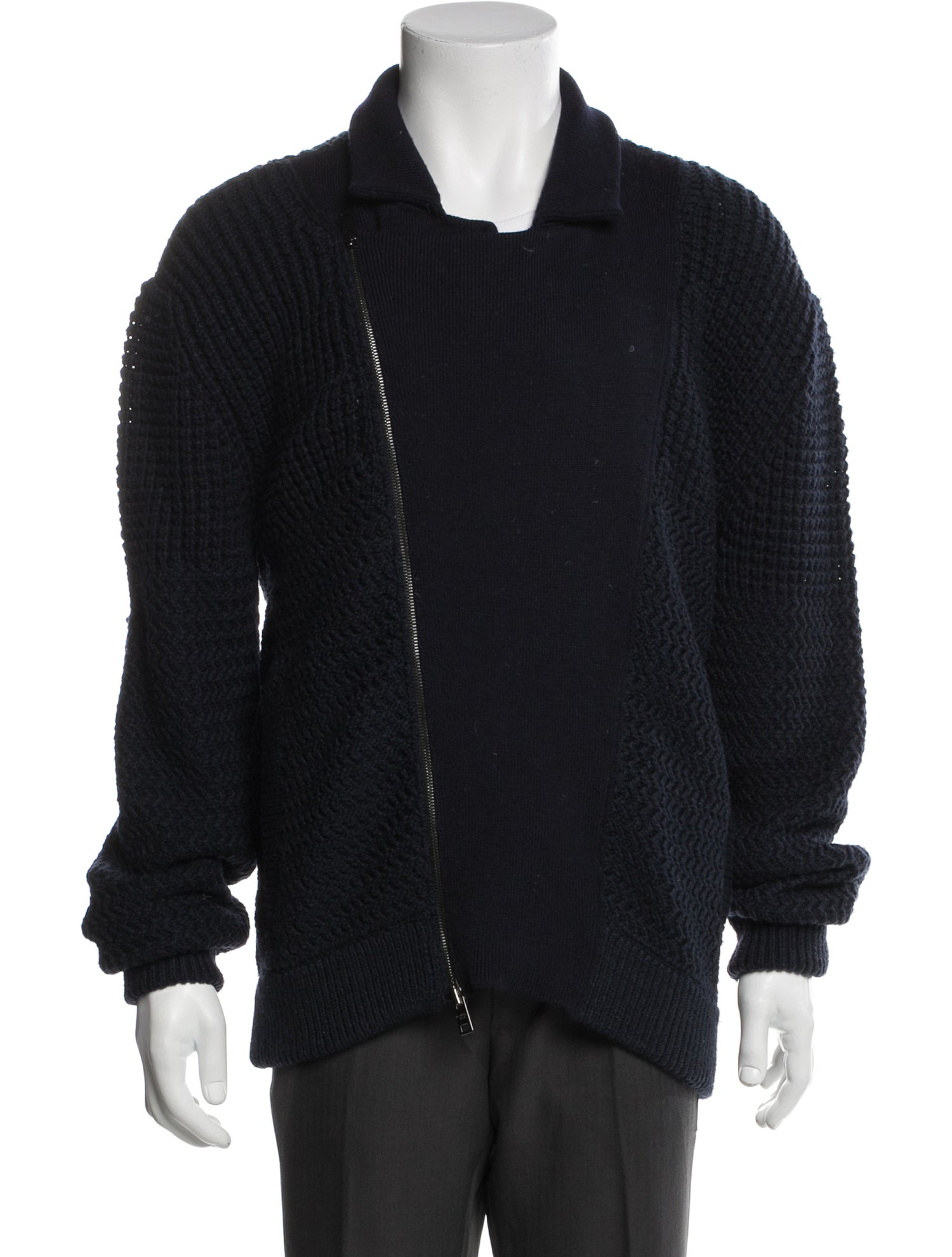Ports 1961 Wool Collar Polo Sweater