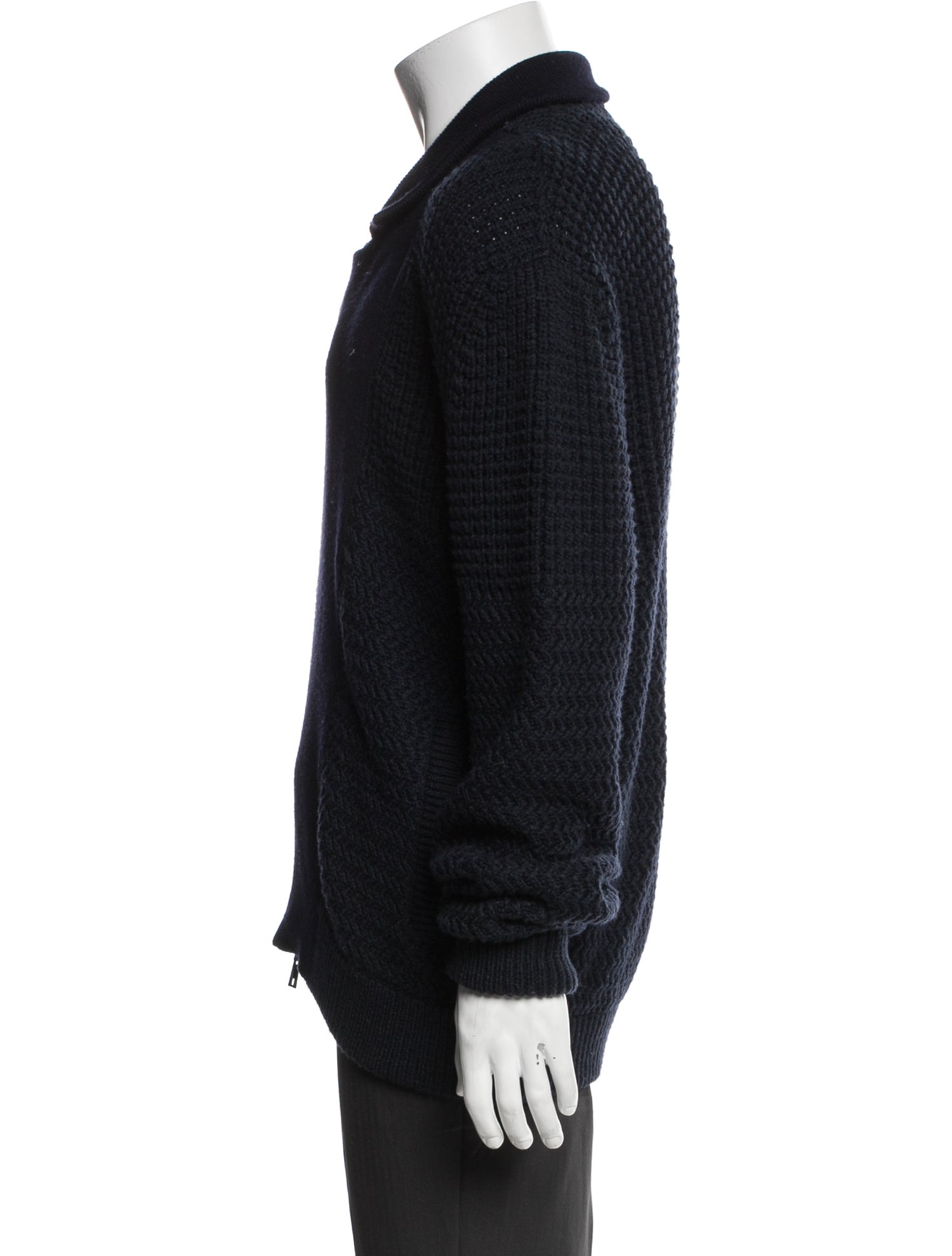 Ports 1961 Wool Collar Polo Sweater