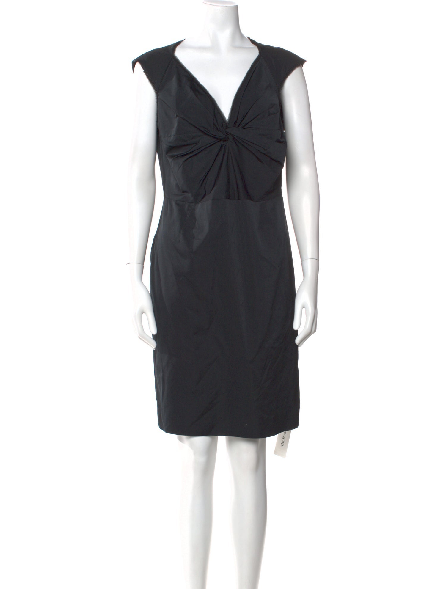 Ports 1961 V-Neck Knee-Length Dress