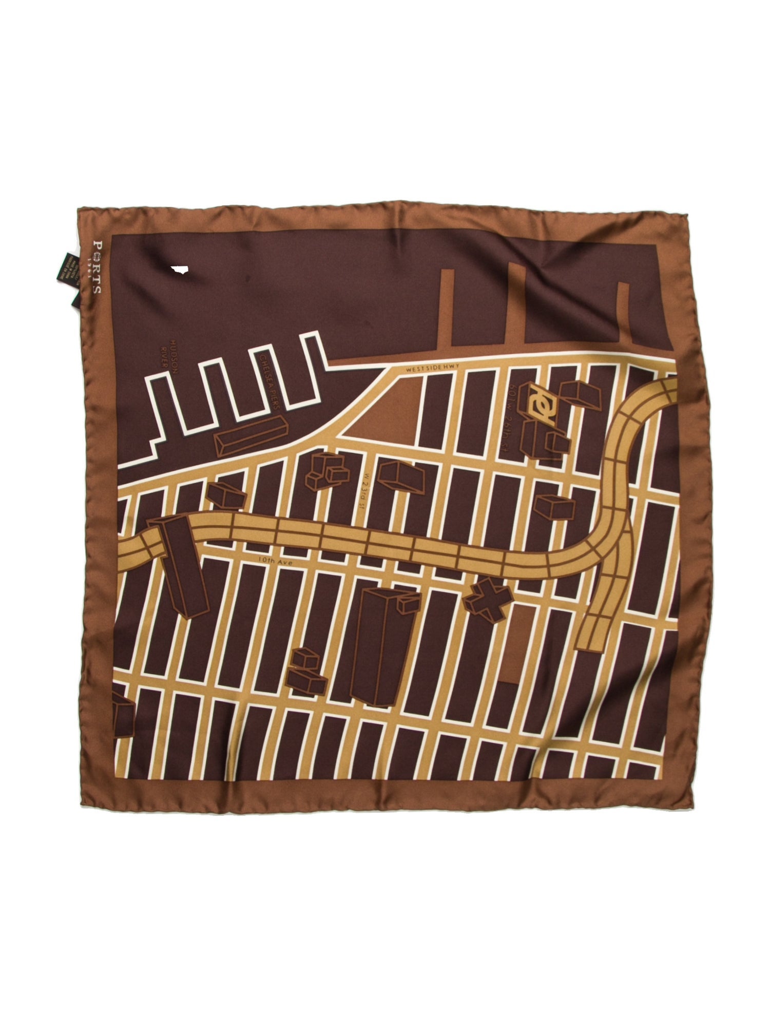 Ports 1961 Silk Printed Scarf