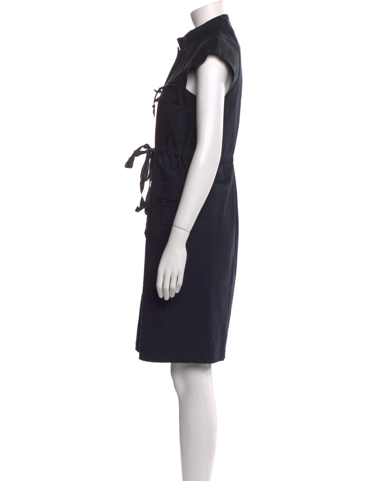 Ports 1961 Mock Neck Midi Length Dress