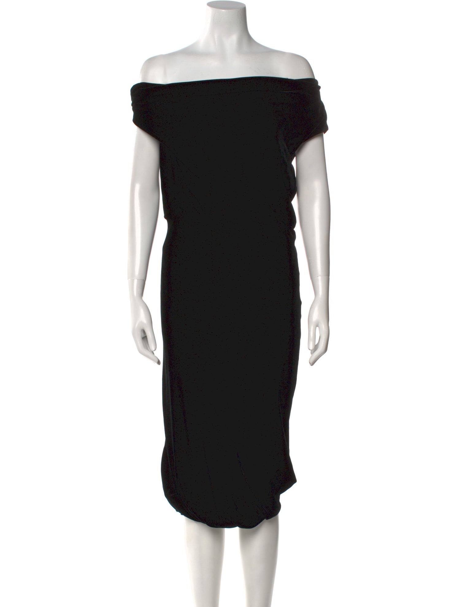 Ports 1961 Off-The-Shoulder Midi Length Dress