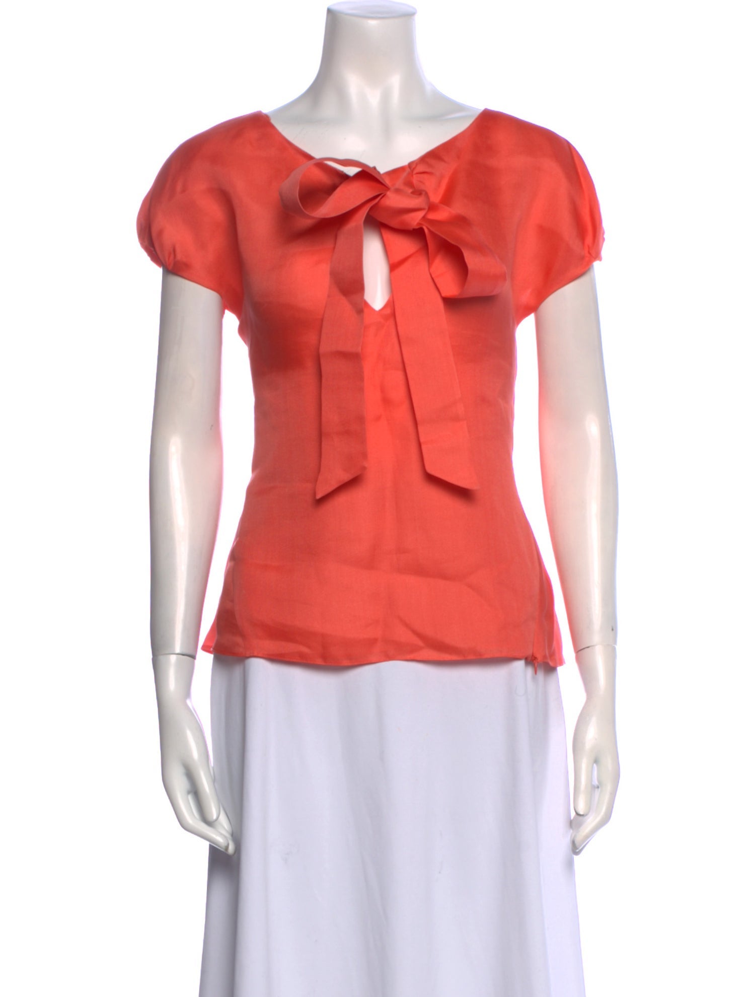 Ports 1961 Silk V-Neck Blouse