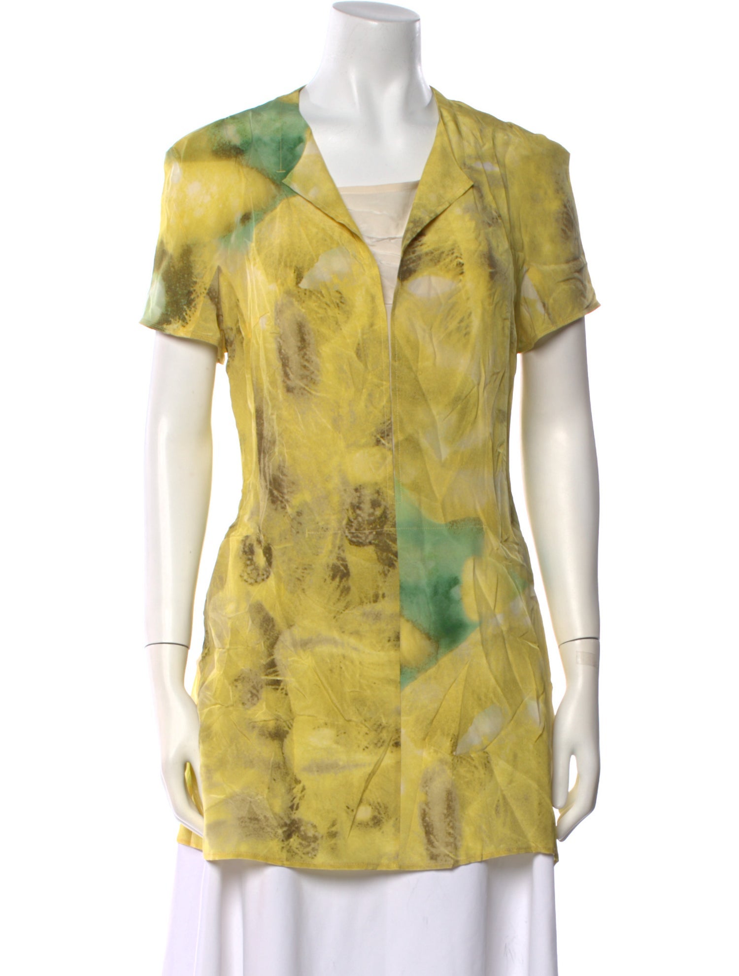 Ports 1961 Printed V-Neck Tunic