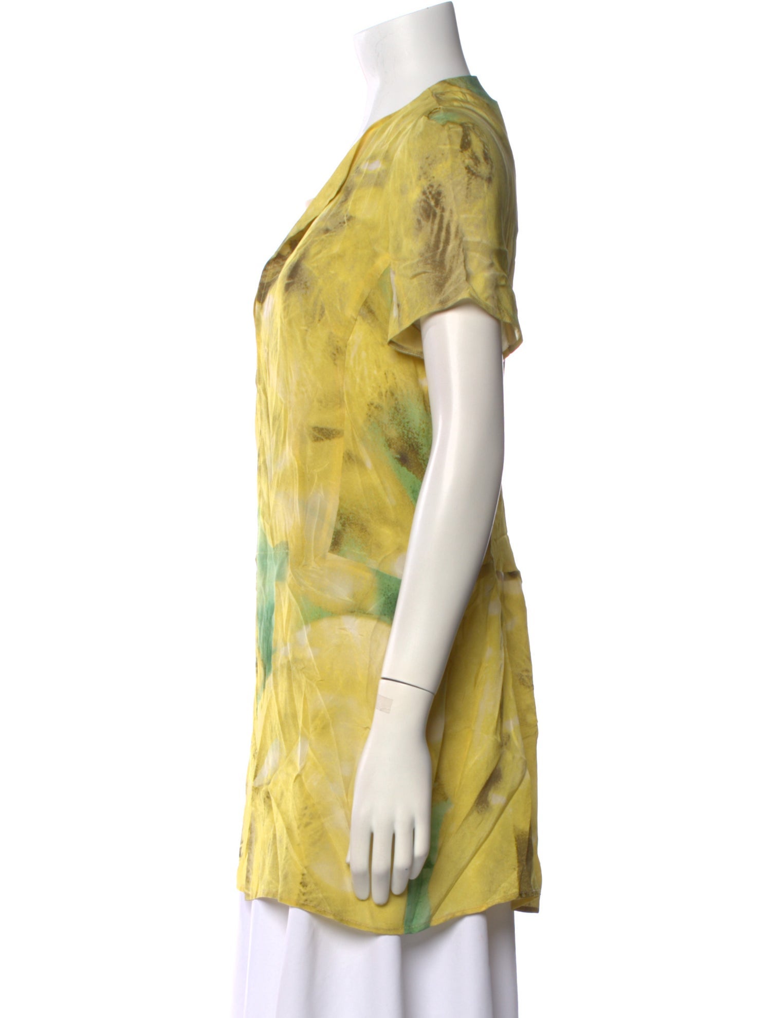 Ports 1961 Printed V-Neck Tunic