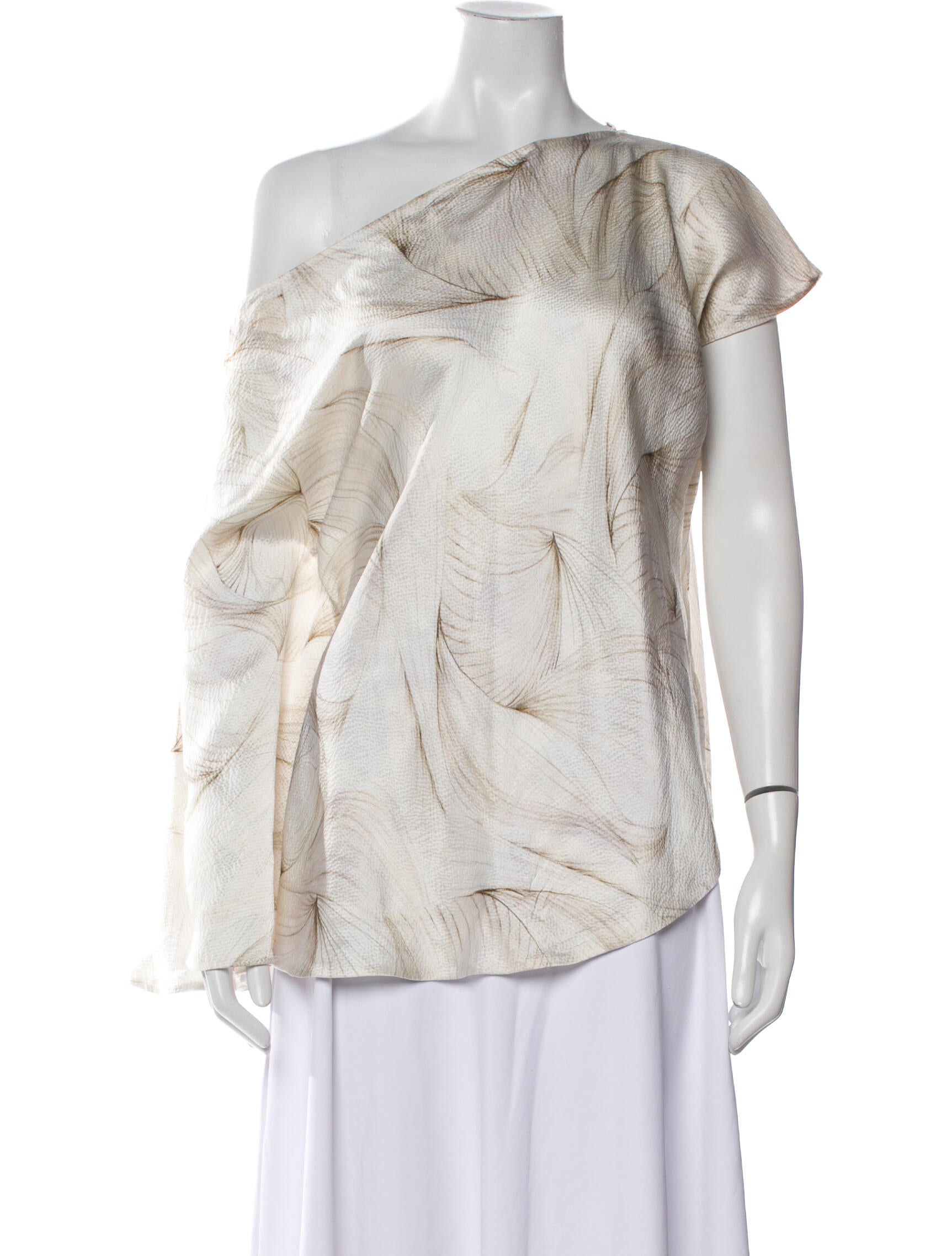 Ports 1961 Silk Asymmetrical Top