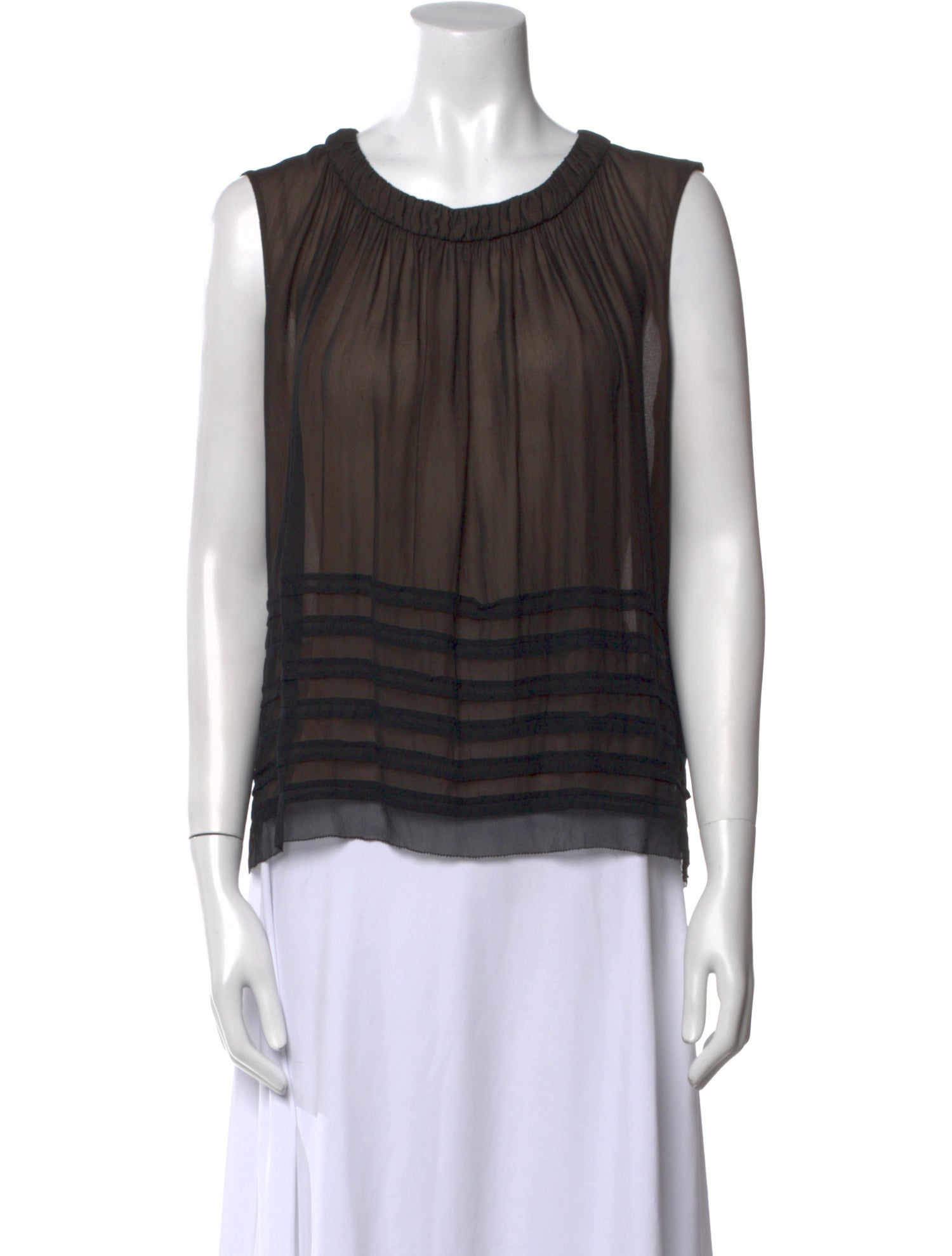 Ports 1961 Silk Striped Blouse