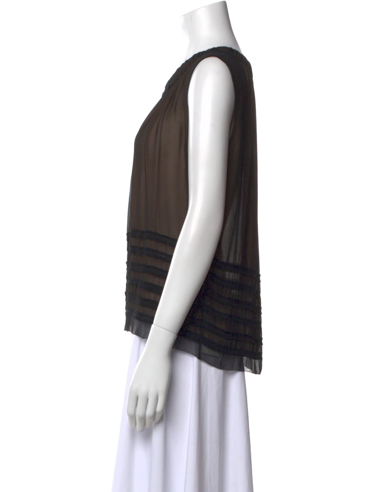 Ports 1961 Silk Striped Blouse