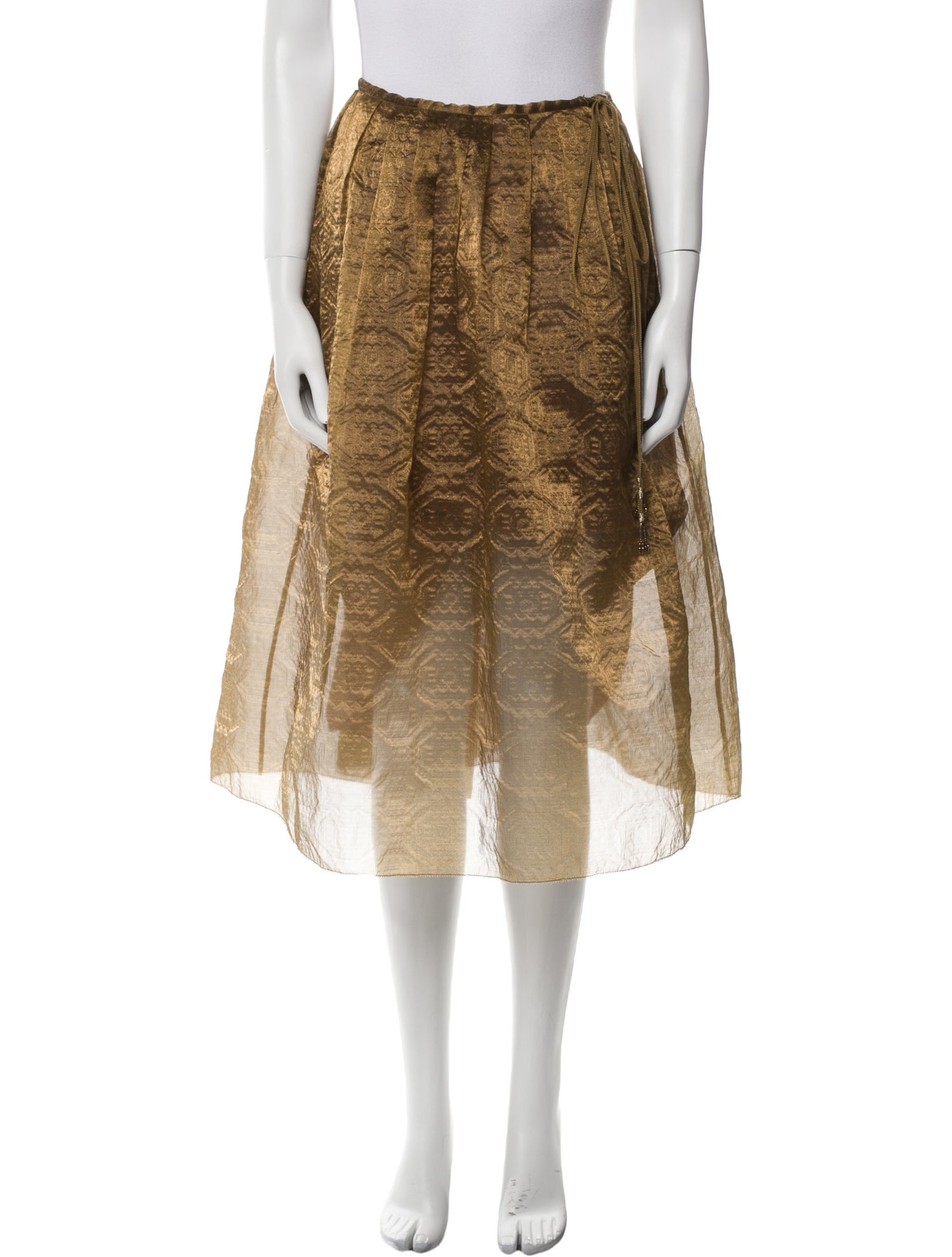 Ports 1961 Glitter Accents Knee-Length Skirt