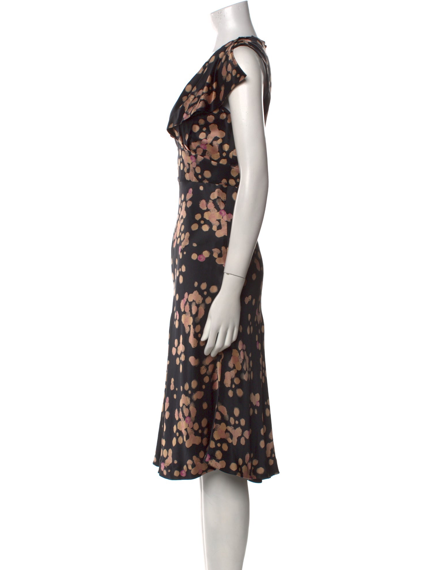 Ports 1961 Silk Midi Length Dress