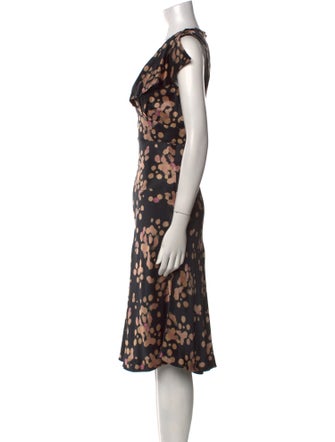 Ports 1961 Silk Midi Length Dress