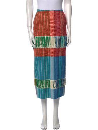 Ports 1961 Striped Midi Length Skirt