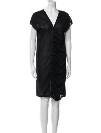 Ports 1961 V-Neck Mini Dress