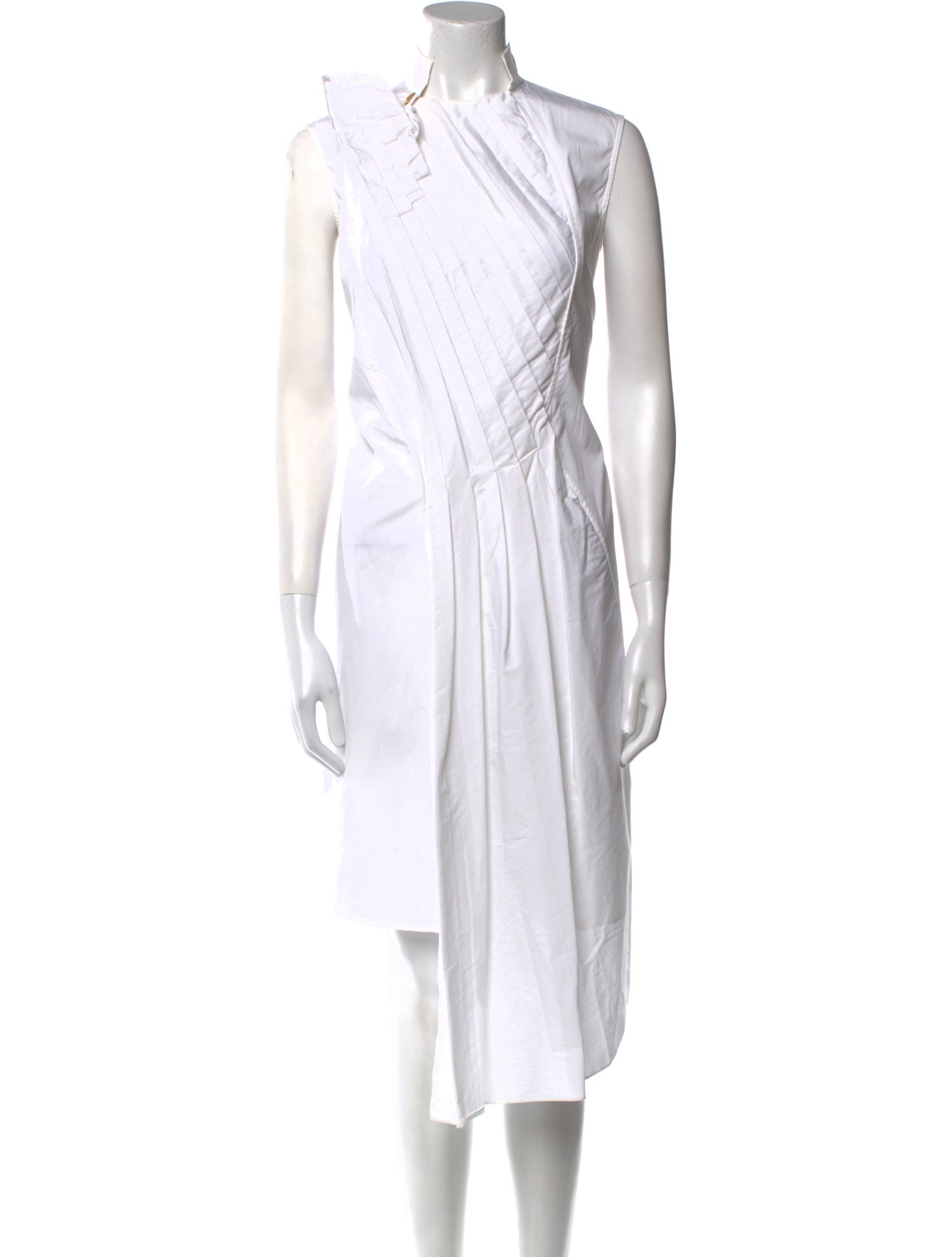 Ports 1961 Mock Neck Midi Length Dress