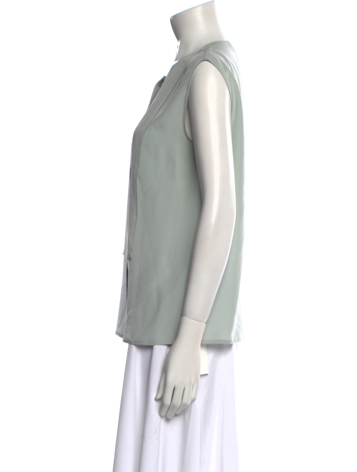 Ports 1961 Silk Crew Neck Blouse