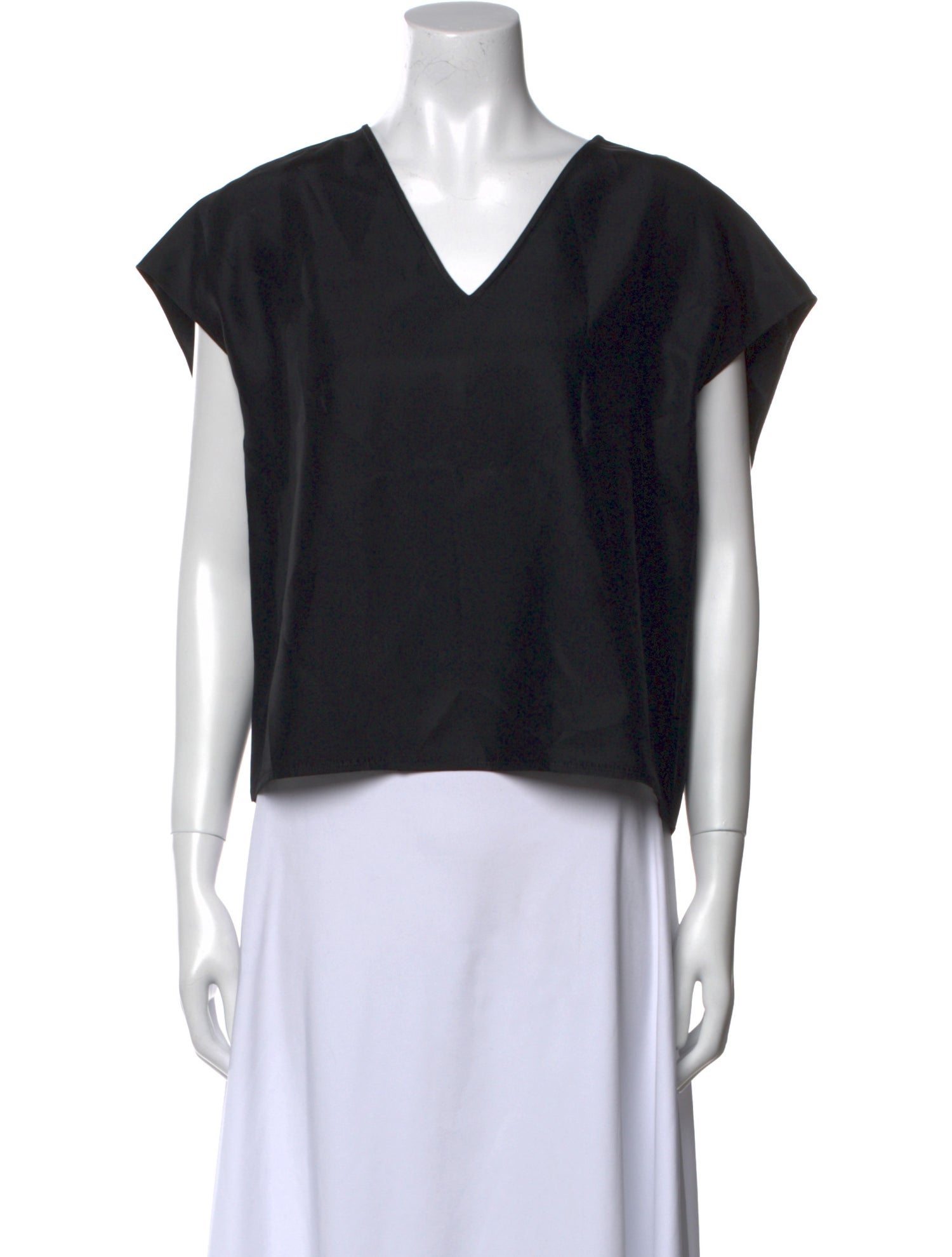 Ports 1961 V-Neck Short Sleeve Crop Top