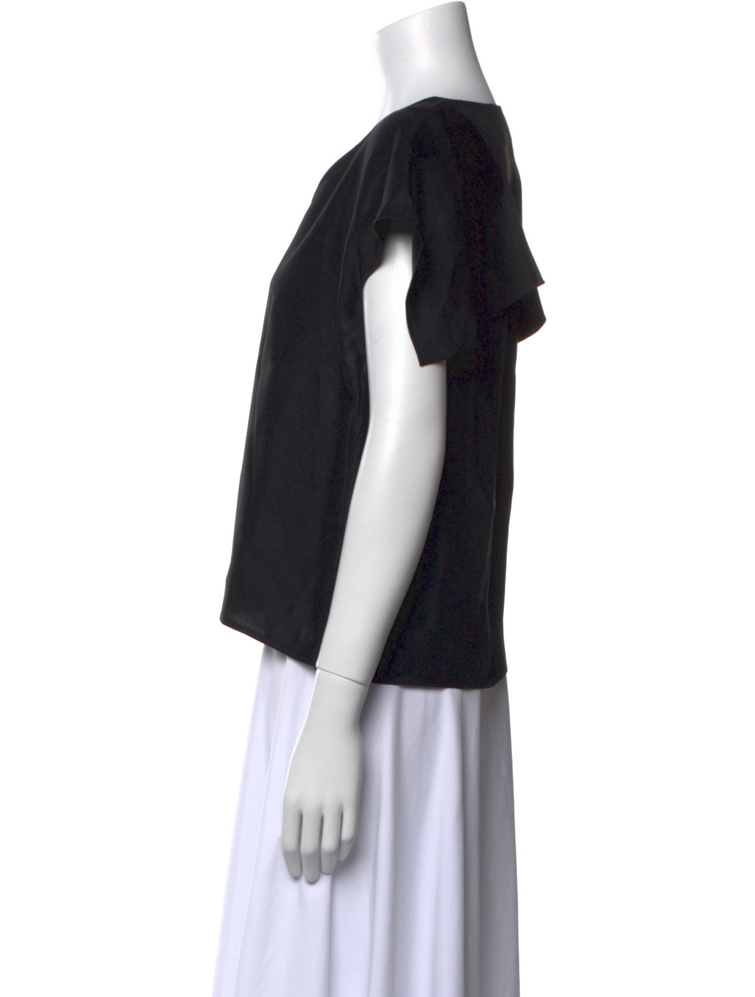 Ports 1961 V-Neck Short Sleeve Crop Top