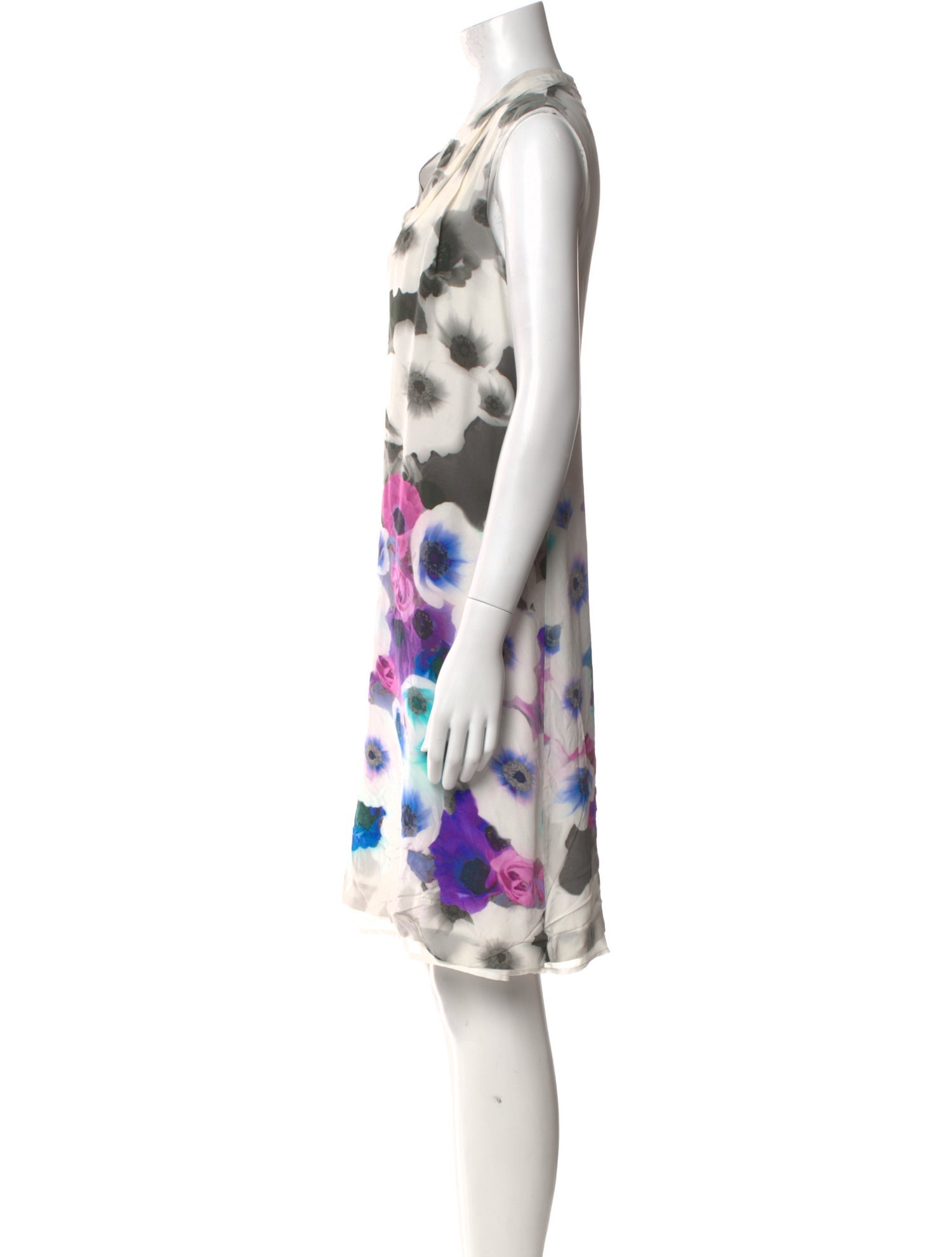 Ports 1961 Silk Knee-Length Dress