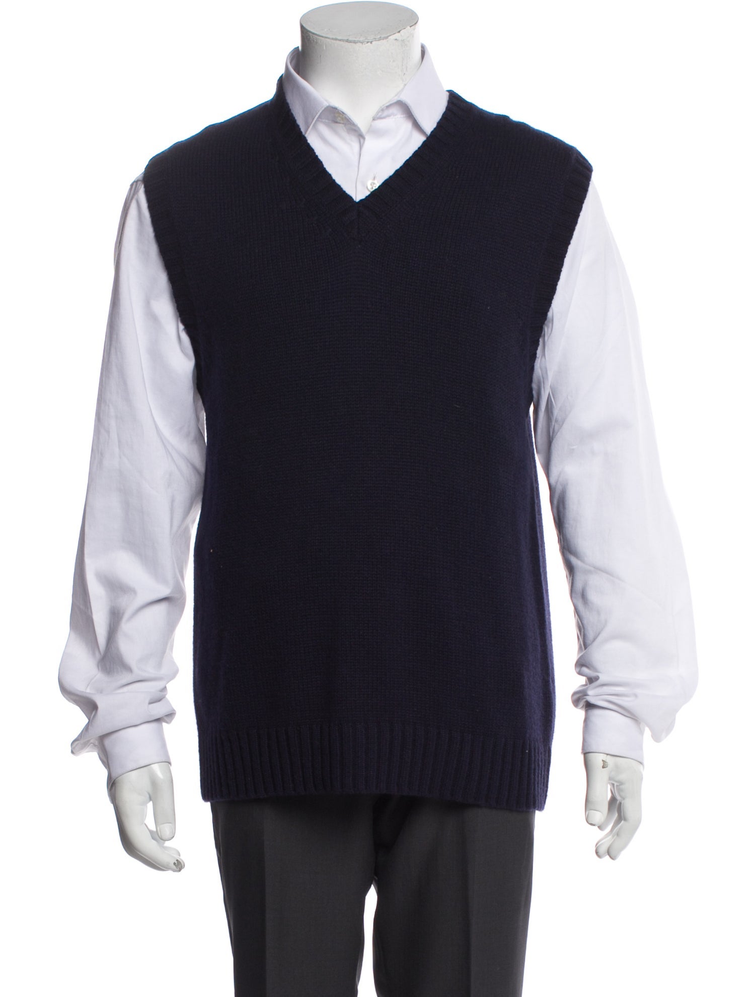Ports 1961 Cashmere V-Neck Sweater Vest w/ Tags