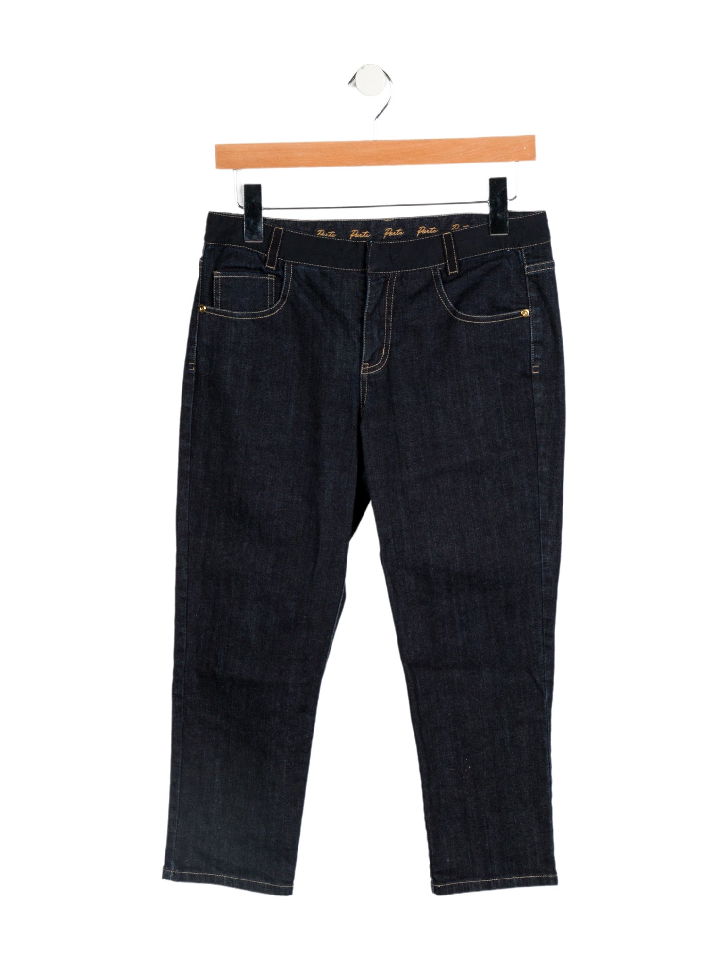 Ports 1961 Mid-Rise Straight Leg Jeans