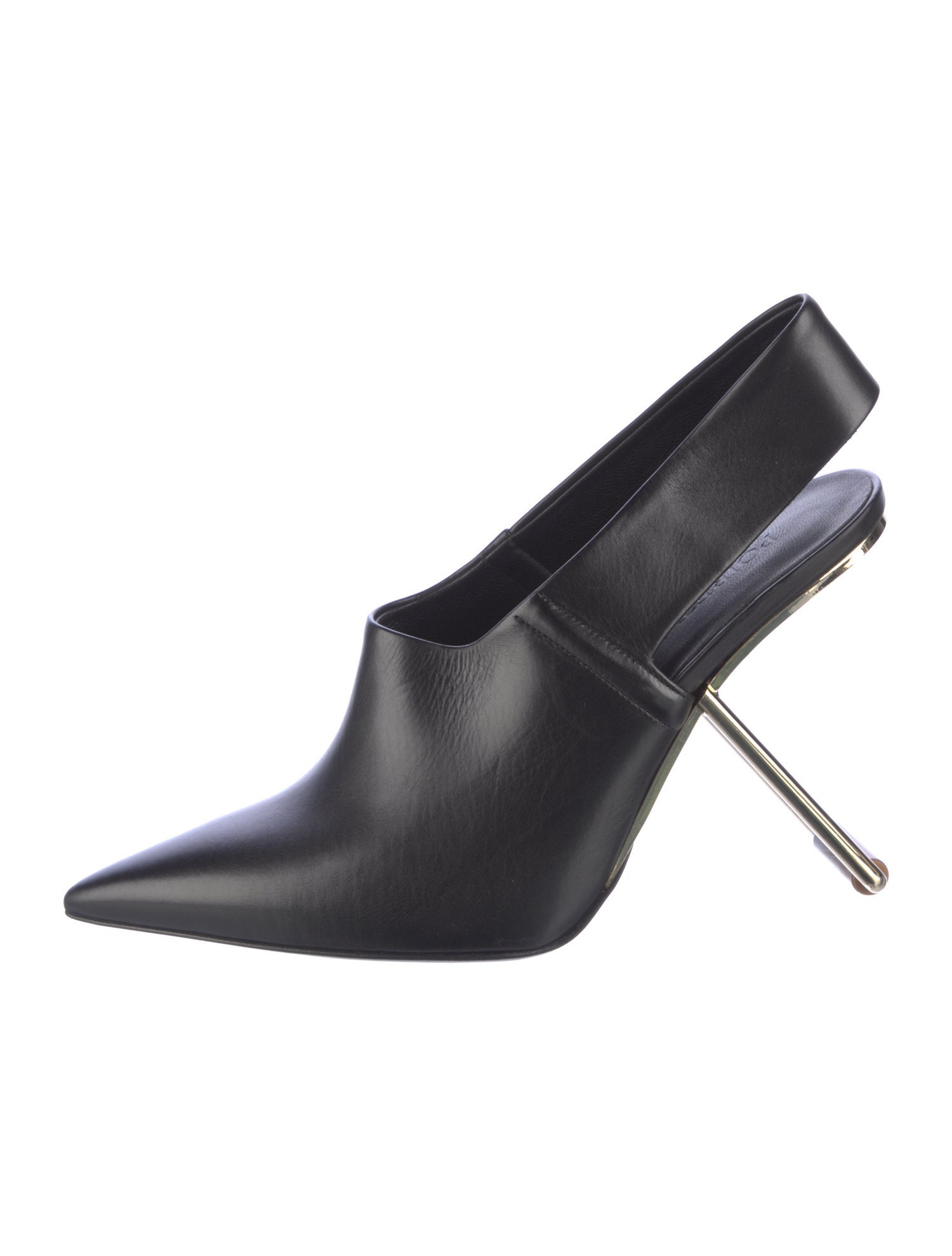 Poiret Leather Slingback Pumps